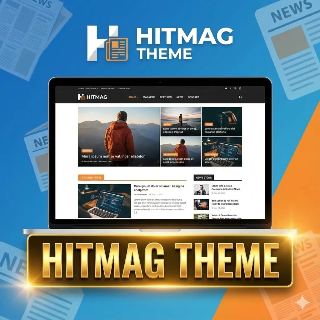 Wp Install with Hitmag Pro Lifetime