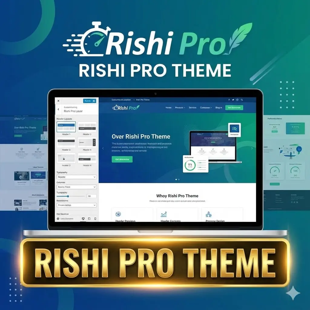 WP Installation With Rishi Theme Agency Pack Lifetime