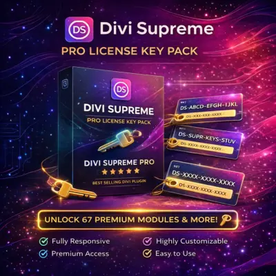 Divi Supreme Pro License Key Pack
