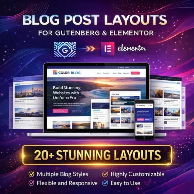 Blog Post Layouts for Gutenberg and Elementor
