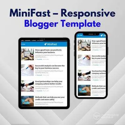 MiniFast – Responsive Blogger Template