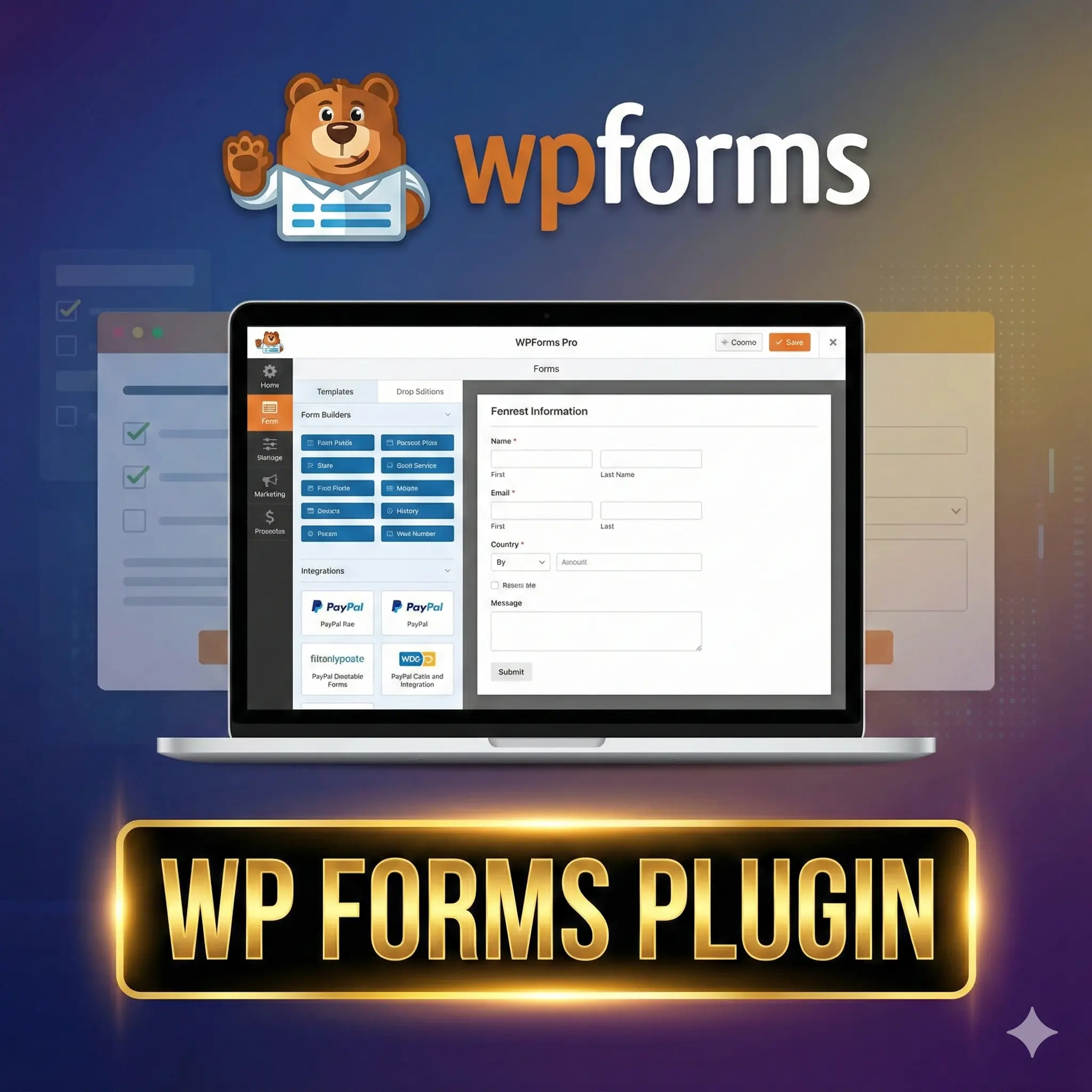 I will install Wp Froms Pro and activate an elite license instantly