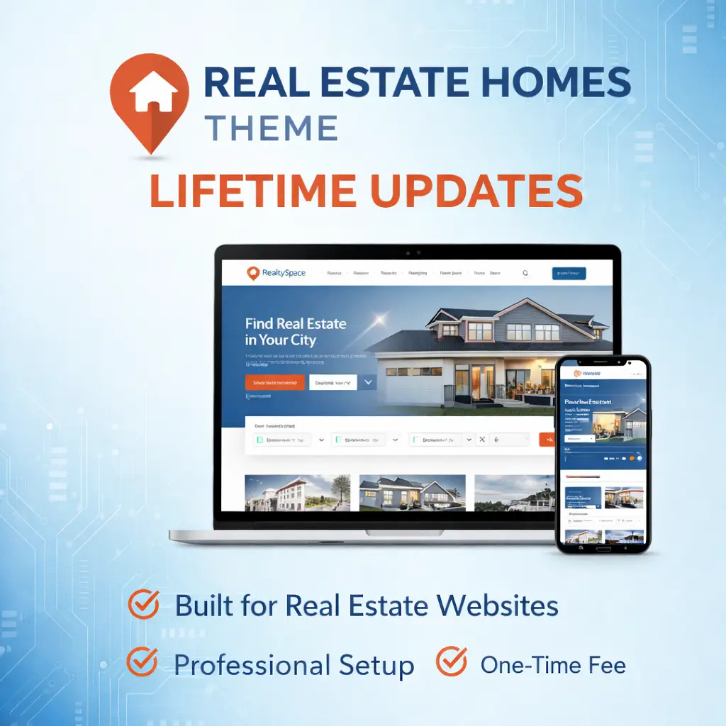 Real Estate Homes Theme Lifetime Update