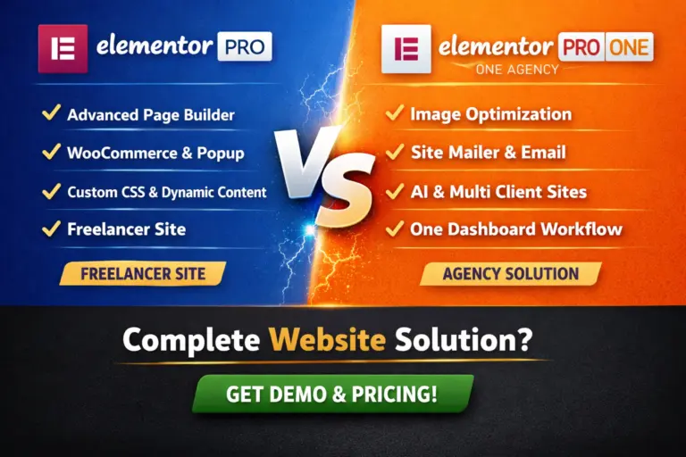 Elementor Pro VS Elementor One
