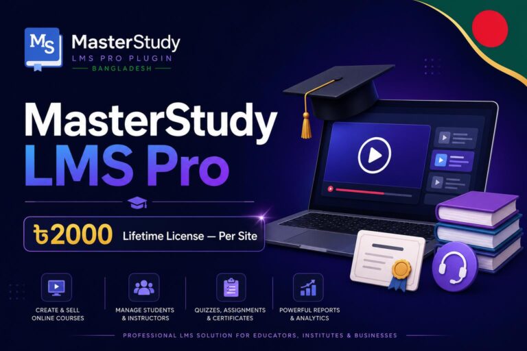 MasterStudy LMS Pro Plugin Bangladesh — Lifetime License