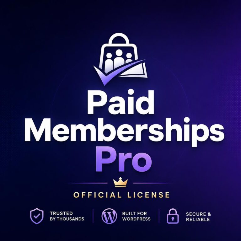 Paid Memberships Pro Plugin – ১ বছরের অফিসিয়াল লাইসেন্স