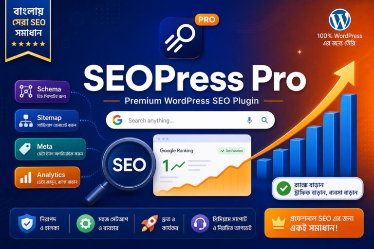 SEOPress Pro Plugin – Yearly License